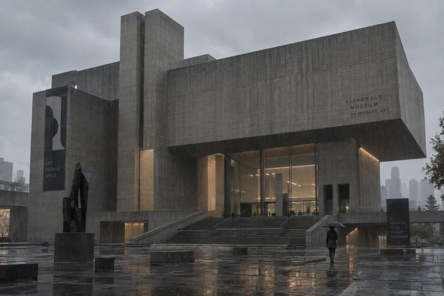 Rain Museum, exterior render
